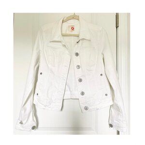 G by Guess white denim jacket